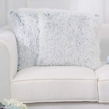 Load image into Gallery viewer, Set of 2 Shaggy Long Hair Throw Pillows - Super Soft - EK CHIC HOME