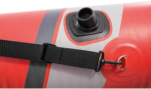 Inflatable 2 Person Vinyl Kayak with Oars & Pump, Red (3 Pack) - EK CHIC HOME