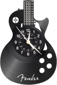 Music Wall Clock, Guitar Vinyl Wall Clock12”(30cm) - EK CHIC HOME