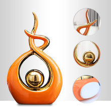 Load image into Gallery viewer, Modern Abstract Art Ceramic Statue Table Decorations - EK CHIC HOME