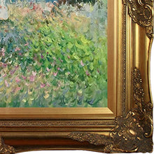 Load image into Gallery viewer, Cliff Walk at Pourville Painting with Victorian Gold Frame by Monet - EK CHIC HOME