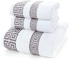 Load image into Gallery viewer, 100% Cotton Highly Absorbent  3-Piece Towel Set - EK CHIC HOME