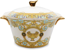 Load image into Gallery viewer, 43-pc Dinner Set, Greek Vase, Bone China Porcelain (Green) - EK CHIC HOME