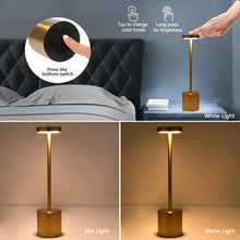 Load image into Gallery viewer, Cordless Table Lamp 13.4 Inch, LED Touch Rechargeable for Indoor Outdoor - EK CHIC HOME