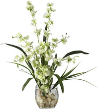 Load image into Gallery viewer, 19in. Dancing Lady Orchid Liquid Illusion Silk Flower Arrangement - EK CHIC HOME