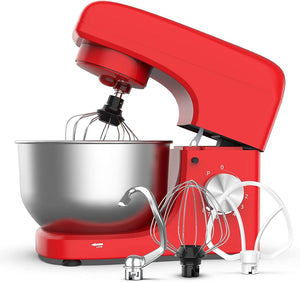 Stand Mixer, 4.7QT Stainless Steel Bowl & 8-Speed Tilt-Head Electric - EK CHIC HOME