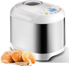 Load image into Gallery viewer, Bread Maker Stainless Steel Automatic Programmable Bread Machine - EK CHIC HOME