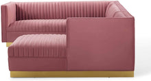 Load image into Gallery viewer, Velvet Luxe Sectional Set - EK CHIC HOME