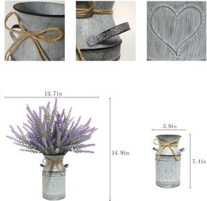 Artificial Lavender Flowers with Vase - EK CHIC HOME