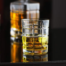 Load image into Gallery viewer, Whiskey Glasses(Set of 4)-Square c,11 oz Clear Crystal - EK CHIC HOME