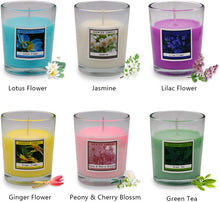 Load image into Gallery viewer, Set of 12 Scented Candles with 6 Fragrance, Natural Soy Wax - EK CHIC HOME