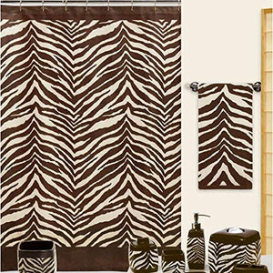 Leopard Shower Curtain,Fabric Shower - EK CHIC HOME