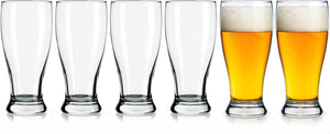 Premium 19.25 Oz Beer Glasses Set Of 6 Pint Glasses - EK CHIC HOME