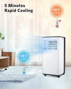 Portable Air Conditioner,8000 BTU Portable AC with Cooler - EK CHIC HOME