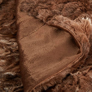 ULTRA PLUSH Faux Fur Throw Blanket 63" x 87" - EK CHIC HOME