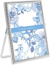 Load image into Gallery viewer, 2x3 Silver Rope Metal Picture Frame (Vertical) with Pull-Out Easel Stand - EK CHIC HOME