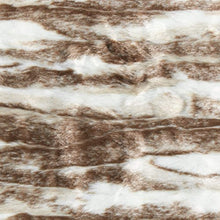 Load image into Gallery viewer, Marble Faux Fur Throw Blanket, Soft and Luxurious, 80&quot; x 60&quot;, Brown - EK CHIC HOME