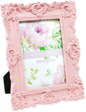 Load image into Gallery viewer, 4x4 Gold Ornate Textured Hand-Crafted Resin Picture Frame - EK CHIC HOME