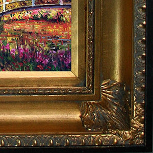 Monet-The Japanese Bridge with Regency Gold Frame - EK CHIC HOME