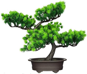 Japanese Artificial Cedar Bonsai Silk Tree - EK CHIC HOME