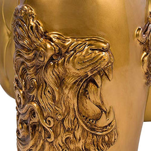 The Lazy Legend Stool Gold Lion Chair - EK CHIC HOME