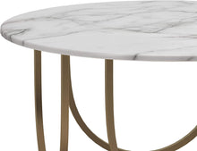 Load image into Gallery viewer, CHIC Coffee Table, White Marble/Gold - EK CHIC HOME