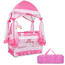 Load image into Gallery viewer, 4 in 1 Pack and Play with Extended Canopy, Portable - EK CHIC HOME