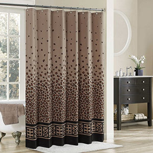 Leopard Shower Curtain,Fabric Shower - EK CHIC HOME