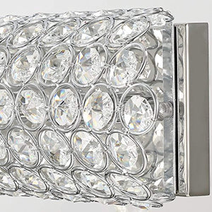 Modern Luxury Crystal Wall Sconce Lighting Fixture2-Lights (Silver) - EK CHIC HOME