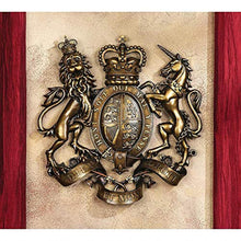 Load image into Gallery viewer, Royal Coat of Arms of Great Britain Wall Sculpture - EK CHIC HOME