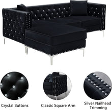 Load image into Gallery viewer, 82.3 Inch Sectional Sofa Couch L Shaped Couch with Reversible Chaise - EK CHIC HOME