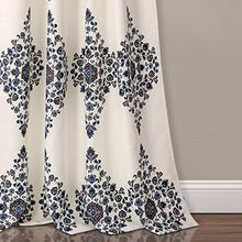 Load image into Gallery viewer, Medallion Room Darkening Window Curtain Panel Pair 84&quot; x 52&quot; - EK CHIC HOME
