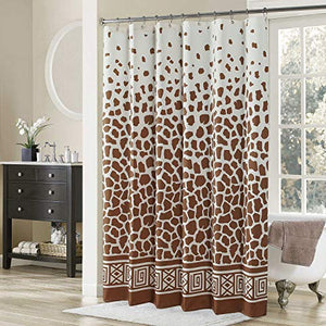 Leopard Shower Curtain,Fabric Shower - EK CHIC HOME