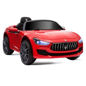 Licensed Maserati 12V Rechargeable Battery Powered Electric Car w/ 2 Motors - EK CHIC HOME