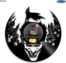 Load image into Gallery viewer, Joker Gotham City Led Vinyl Wall Clock Wall Lighting Color Change - EK CHIC HOME