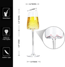 Load image into Gallery viewer, Modern Champagne - Premium Crystal Hand-Blown Long Stem - EK CHIC HOME