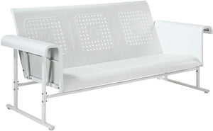 Veranda Retro Outdoor Metal Sofa Glider - EK CHIC HOME