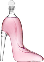 Load image into Gallery viewer, Stiletto Wine &amp; Whiskey Decanter with Stopper - Handcrafted - EK CHIC HOME