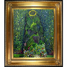 Load image into Gallery viewer, Sunflower by Klimt with Regency Gold Frame and Gold Finish with Black Edge - EK CHIC HOME