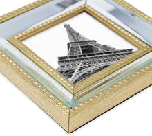Load image into Gallery viewer, 8x10 Gold Mirror Bead Picture Frame - Classic Mirrored Frame - EK CHIC HOME