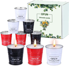 Load image into Gallery viewer, Citronella Candles Outdoor Indoor, Scented Candle Set  2.5oz*9 Pack - EK CHIC HOME