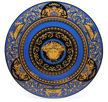 Load image into Gallery viewer, Royalty Porcelain Vintage 49-pc Dinnerware Set &#39;Blue Medusa&#39;, Premium Bone China - EK CHIC HOME
