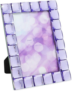 Sparkling Light Purple Jewel Picture Frame, Photo Display & Home Décor (8x10) - EK CHIC HOME