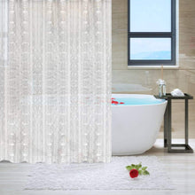 Load image into Gallery viewer, EVA Shower Curtain Liner with 12 Free Hooks, Waterproof 71x71-Inch, Eco-Friendly Bathroom Curtains - EK CHIC HOME