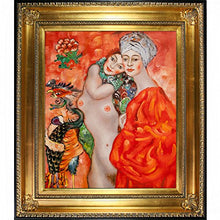 Load image into Gallery viewer, Klimt Girl Friends with Regency Gold Frame Finish - EK CHIC HOME
