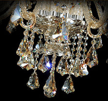 Load image into Gallery viewer, 15 Lights Crystals Chandelier  Color Cognac - EK CHIC HOME