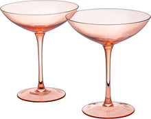 Load image into Gallery viewer, Colored Vintage Glass Coupes 12oz - EK CHIC HOME