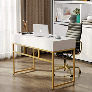 Modern 47 inch Home Office Study  Writing Desk - EK CHIC HOME