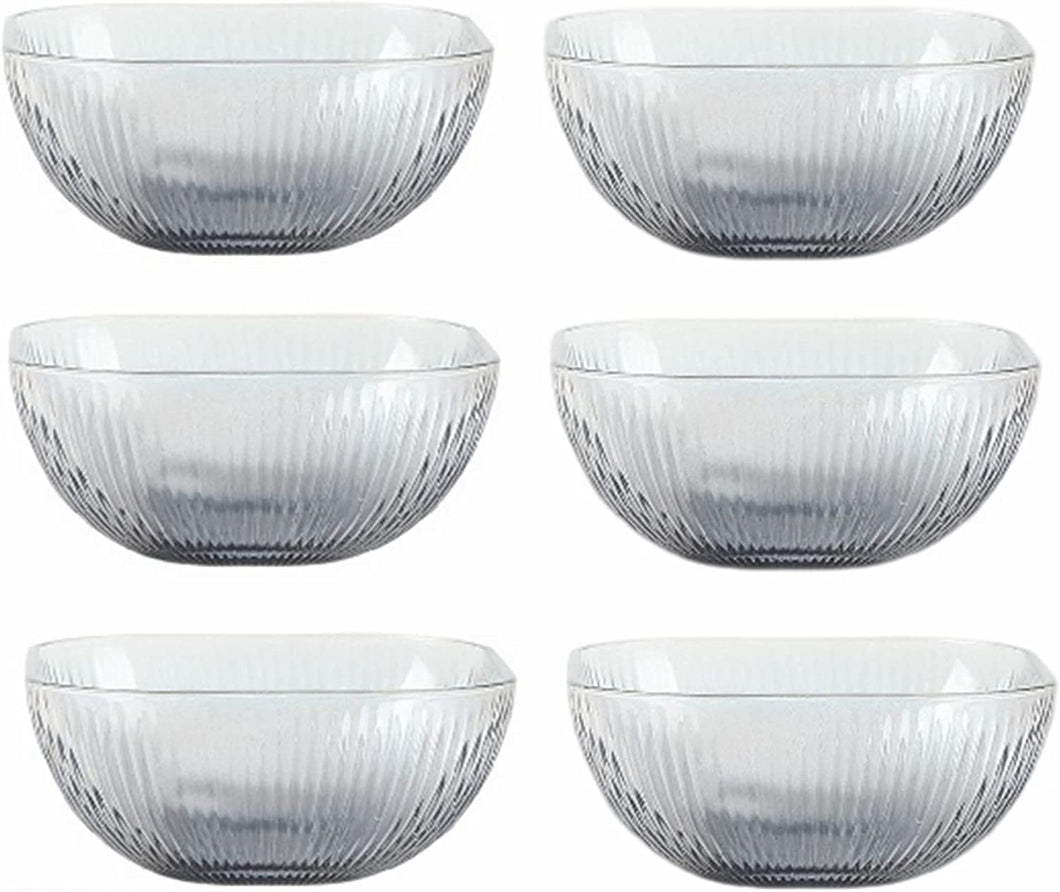 Glass Bowls Set for Kitchen Set of 6 (330 ml-11 oz) - EK CHIC HOME