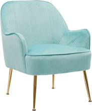 Load image into Gallery viewer, Velvet Accent Chair, Comfy Tufted Upholstered Armchair with Petal Back - EK CHIC HOME